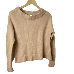 H&M Mohair/Wool Sweater. Tan.  Sz XS